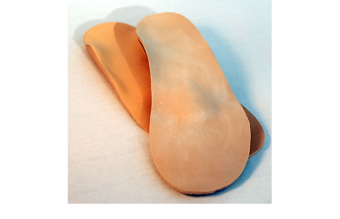 Einlage Bezug aus Leder